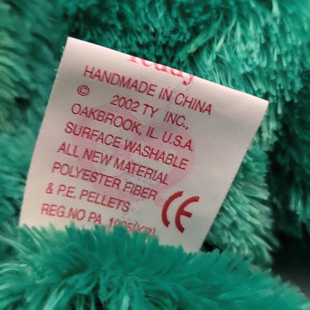 2002 TY Beanie Baby Christmas Bear